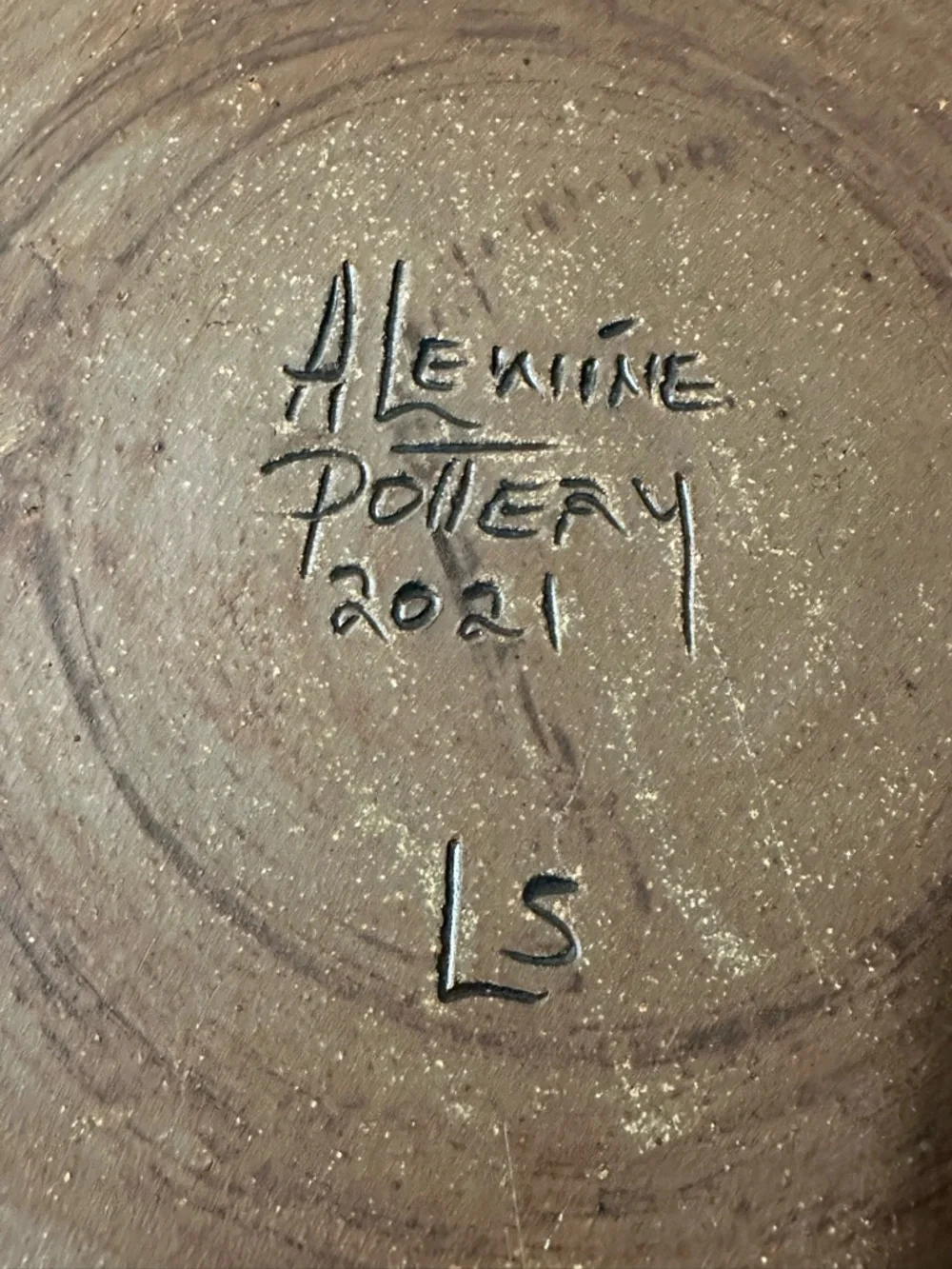 Alewine Pottery Leaf Baker Large‎ Handthrown Ceramic Pottery Baking Dish Artisan